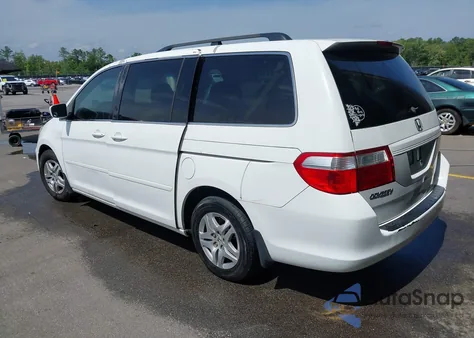 2006 Honda Odyssey Ex-L из США, поврежденный, VIN 5FNRL38696B080353